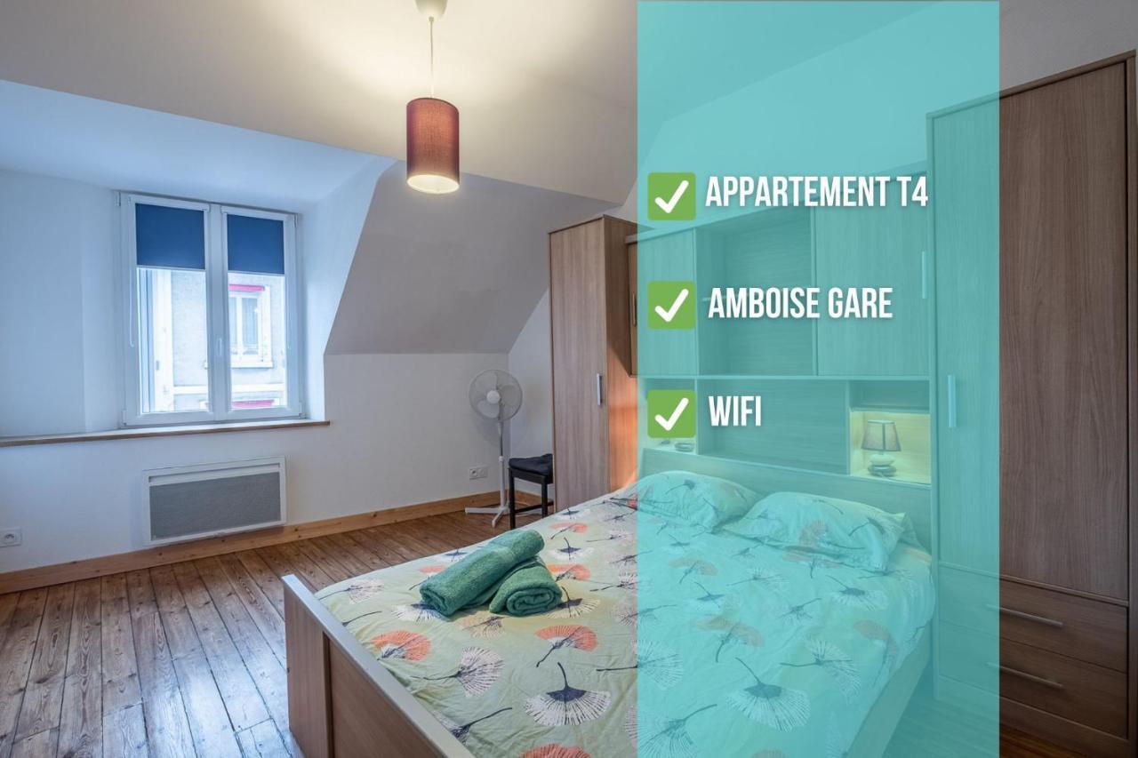 Ledauphin-Grandappartement-Calme-Amboise Bagian luar foto